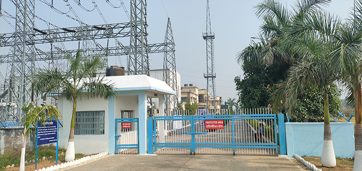 Sub Station for Power Grid Corporation at Pathakpur